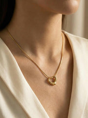Floating Love Heart Necklace
